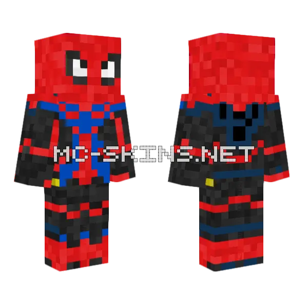 Kind Of Spider Man Minecraft skin, front and back