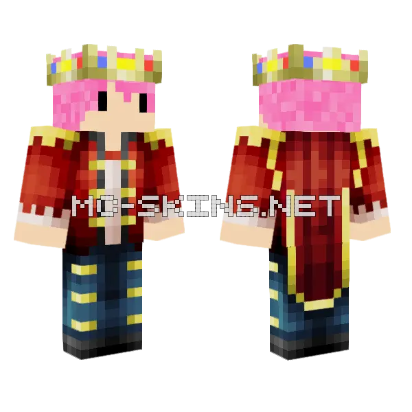 King Batz Minecraft skin, front and back