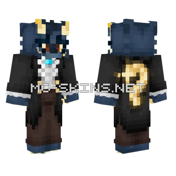 King Calli Redesign Updated Minecraft skin, front and back