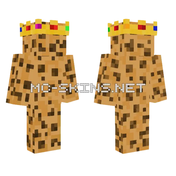 King Cookie, front and back