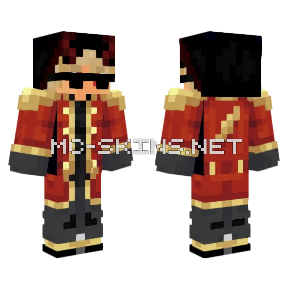 King Demon Astric Minecraft skin, front and back