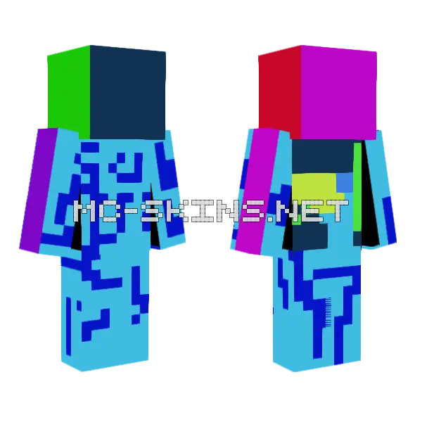 King Midas Minecraft skin, front and back