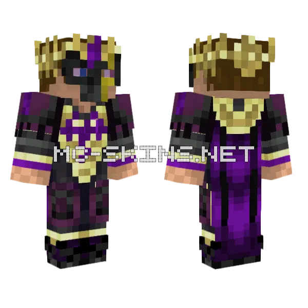 King Of Kristal G Minecraft skin, front and back