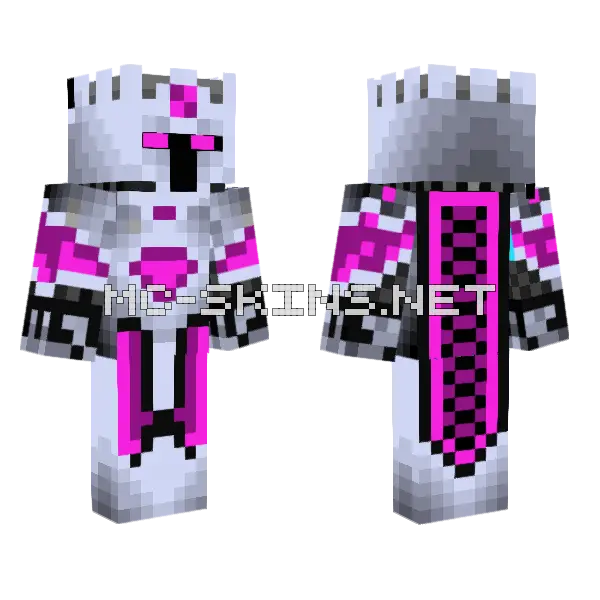 King Purple Version Minecraft skin, front and back