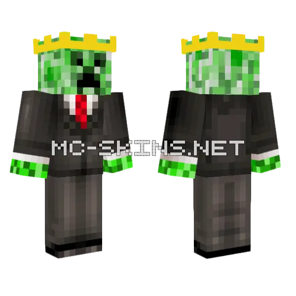 King Suit Creeper, front and back