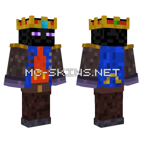 King Voidfloat Minecraft skin, front and back