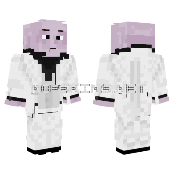 Kingpin Wilson Fisk Minecraft skin, front and back