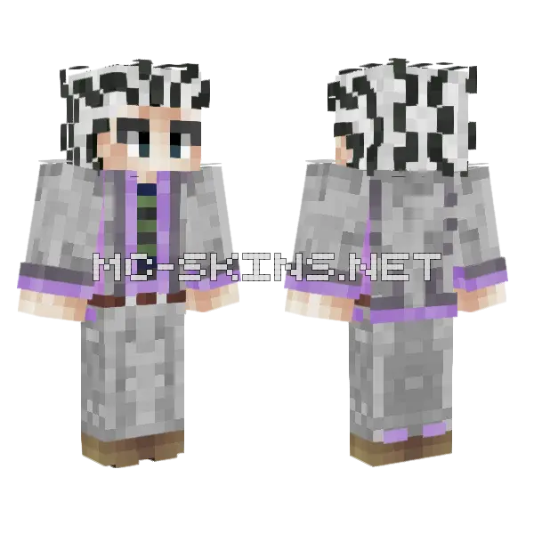 Kira Minecraft skin, front and back