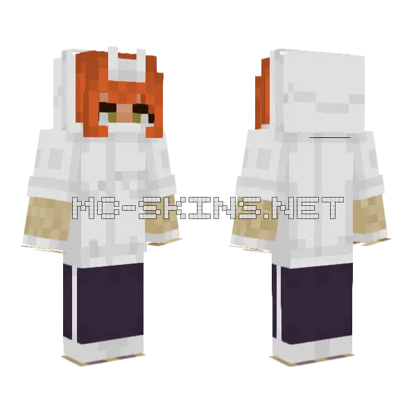 Kira Ishmael Middle Apprentice Minecraft skin, front and back