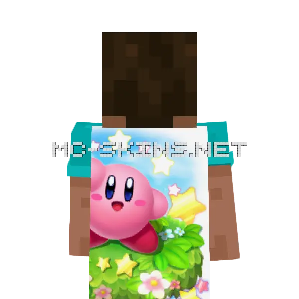 Kirby cape, outside and lining