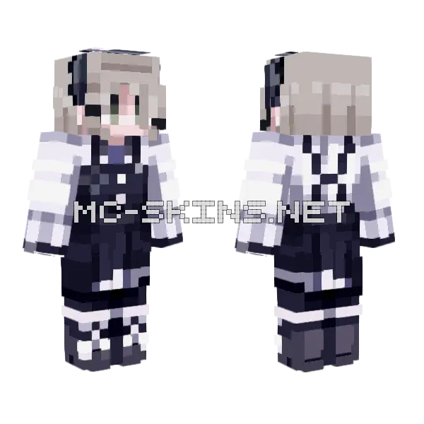Kirumi Tojo Minecraft skin, front and back
