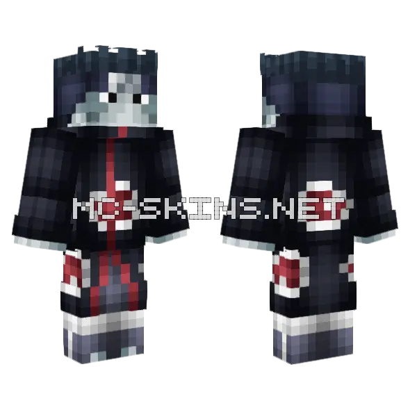 Kisame Epsilon Minecraft skin, front and back