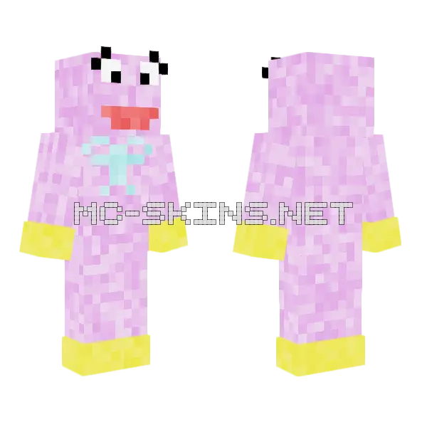 Kissy Missy Minecraft skin, front and back