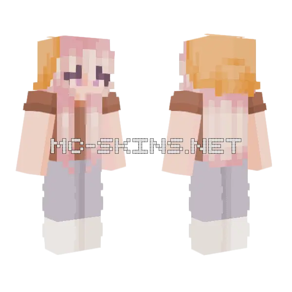 Kit S Pfp Minecraft skin, front and back