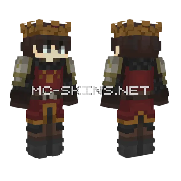 Kitpvprsmp Skin Minecraft skin, front and back