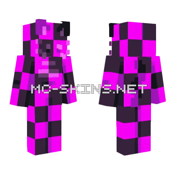Kitty Beeply Ce Minecraft skin, front and back