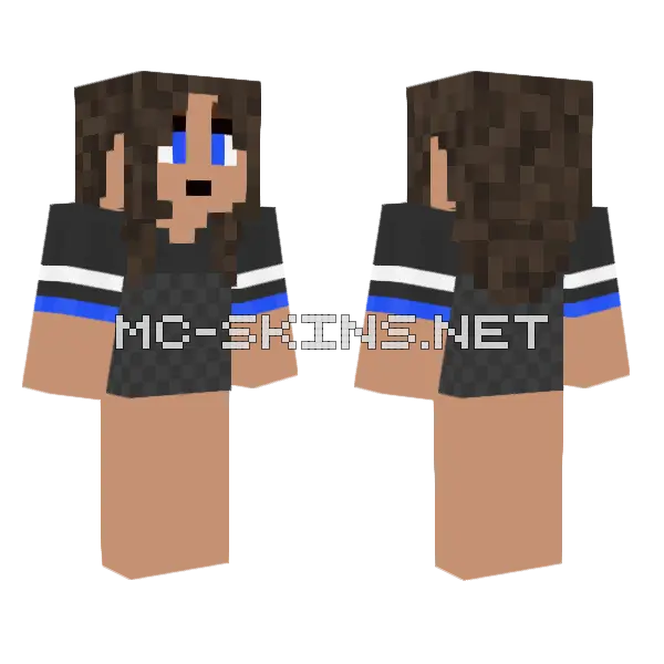 Kitty Kitty Kitty Cat Minecraft skin, front and back