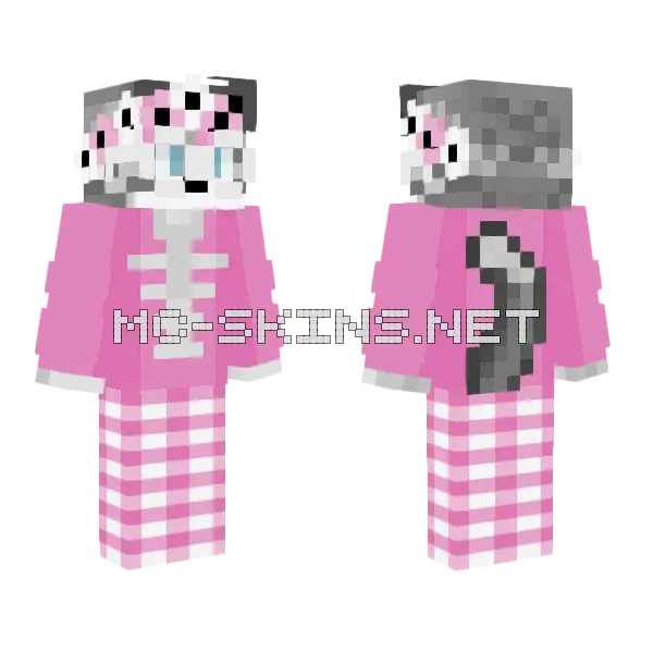 Kitty Skin Minecraft skin, front and back