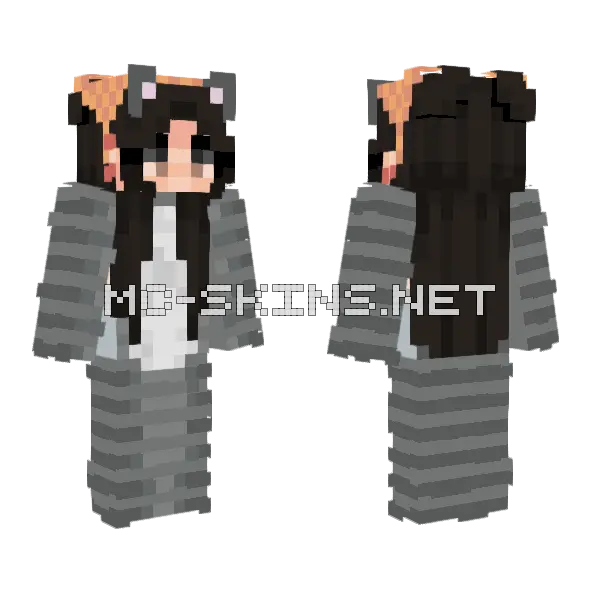 Kitty Vangenice Minecraft skin, front and back