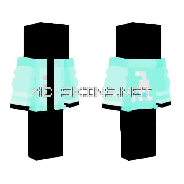 Kittyarmie Jacket Minecraft skin, front and back