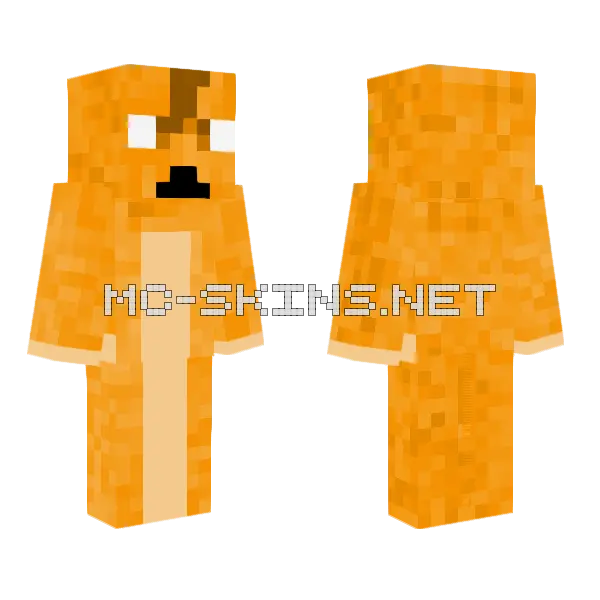 Kivu Dog Minecraft skin, front and back