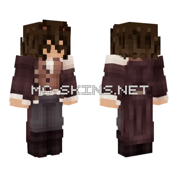 Kiyomi Outfit 2 Ver2 Minecraft skin, front and back