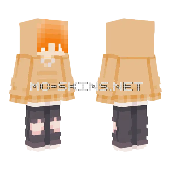 Kj Remade Minecraft skin, front and back