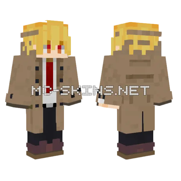 Kl Spy Minecraft skin, front and back