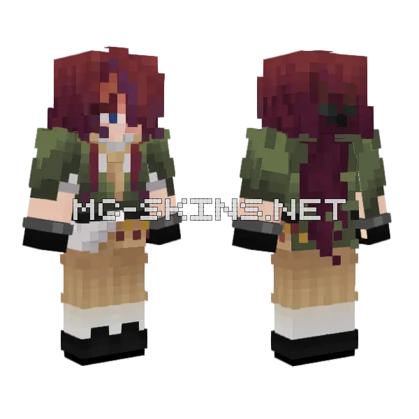 Klajlkdjqlk Skin Minecraft skin, front and back