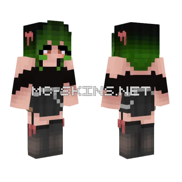 Kler Minecraft skin, front and back