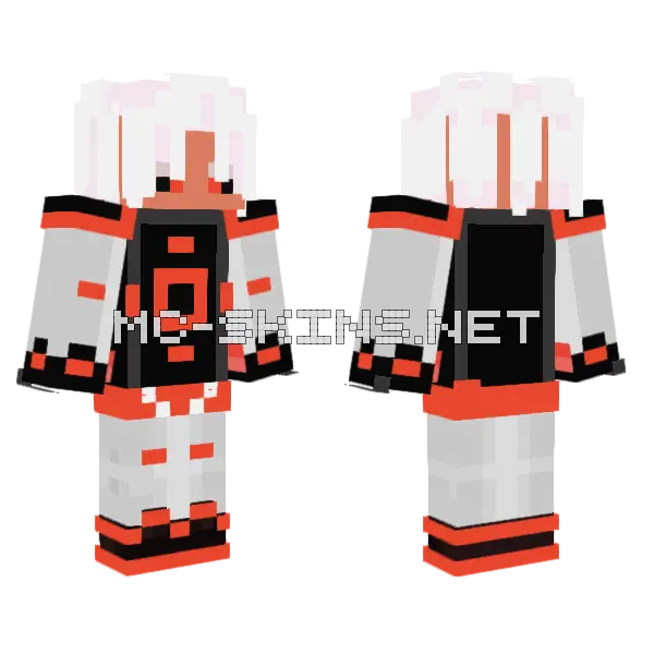 Klich Minecraft skin, front and back