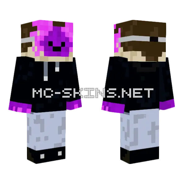 Klombus 3 0 Minecraft skin, front and back