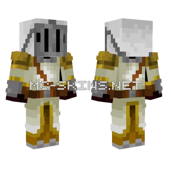 Knight Armor Minecraft skin, front and back