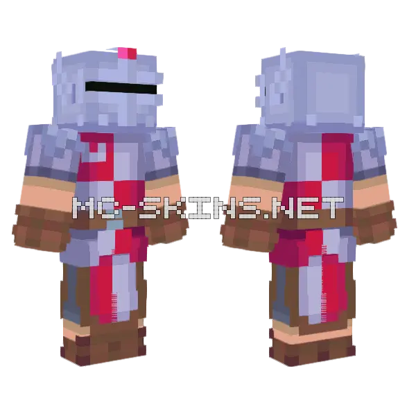 Knight Of Zealand Minecraft skin, front and back