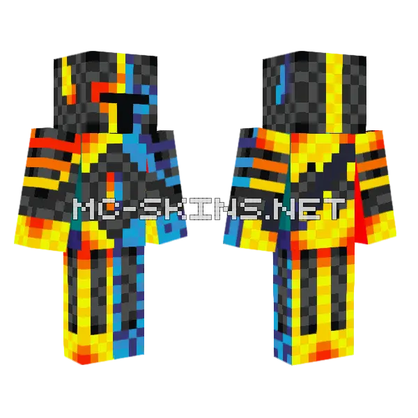 Knight Skin Minecraft skin, front and back