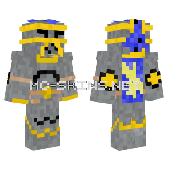 Knight Skin Minecraft skin, front and back