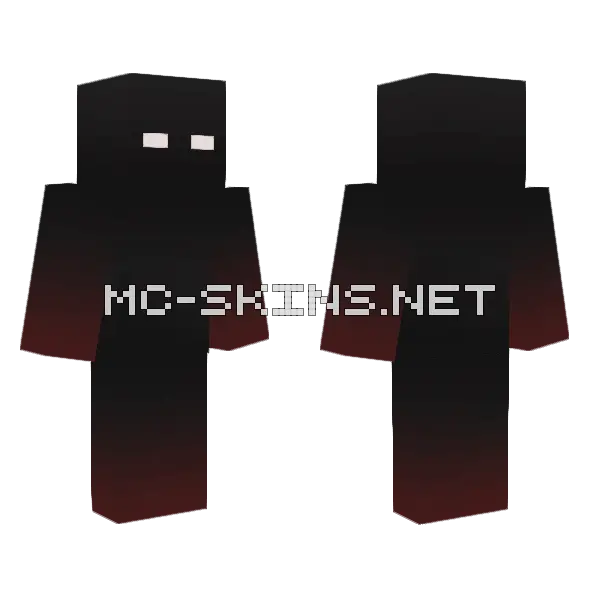 Knight Viod Minecraft skin, front and back