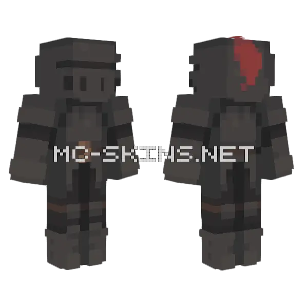 Knight Wide Minecraft skin, front and back