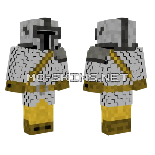Knite Minecraft skin, front and back