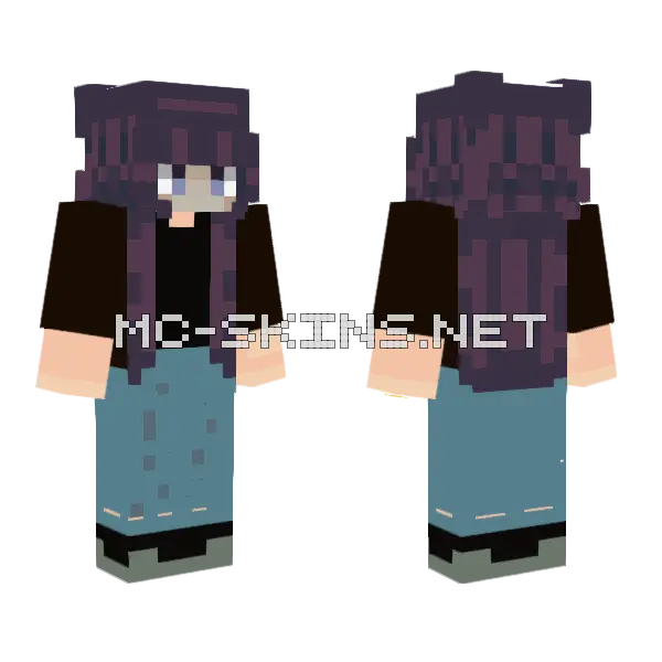 Knt Bm Gf B Minecraft skin, front and back