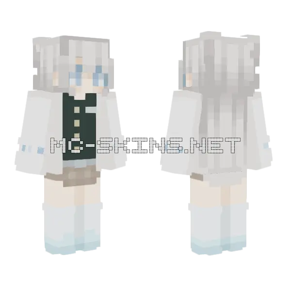 Knyoc Boy Minecraft skin, front and back