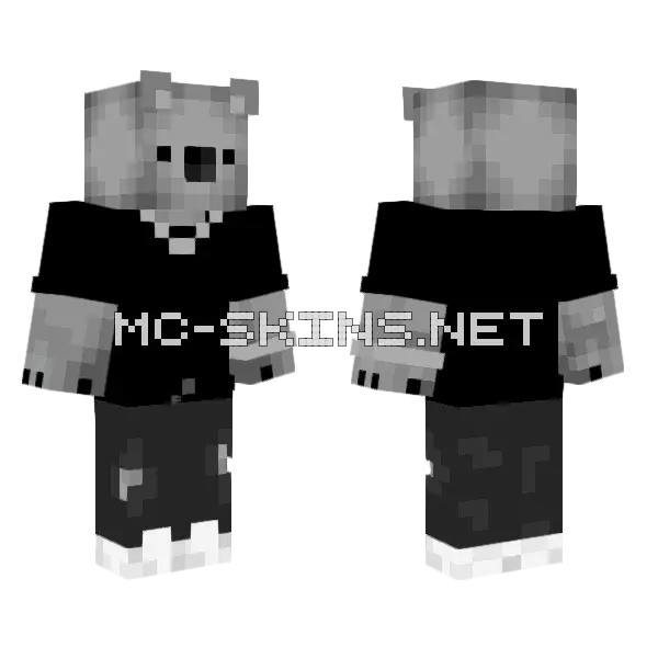Koal Swag Minecraft skin, front and back
