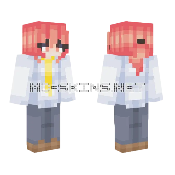 Kobayashi San Minecraft skin, front and back
