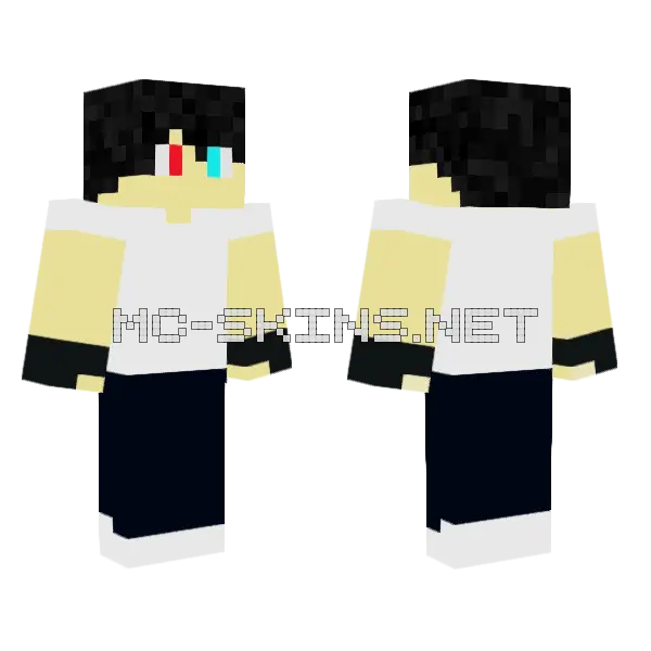 Koby Black and White, front and back