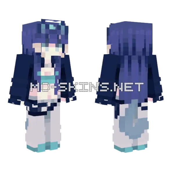 Koda Minecraft skin, front and back