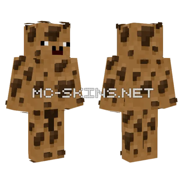 Koek Cookie Skin Minecraft skin, front and back