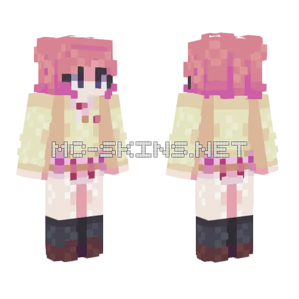 Kofuku Ebisu Minecraft skin, front and back