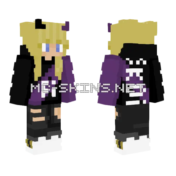 Koi 3 Minecraft skin, front and back
