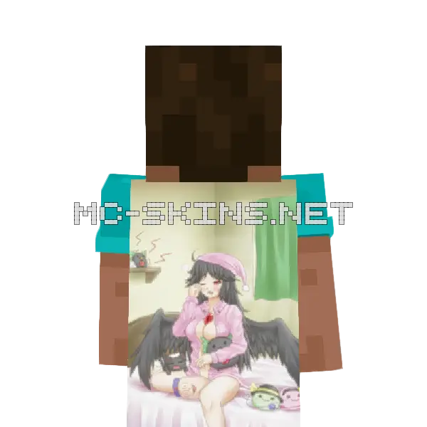 Koishi Komeiji Pajamas cape, outside and lining