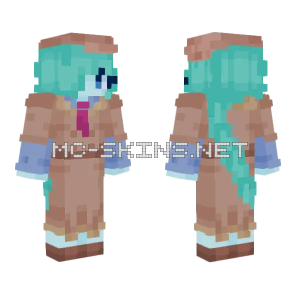 Kokorostablet Skin Minecraft skin, front and back